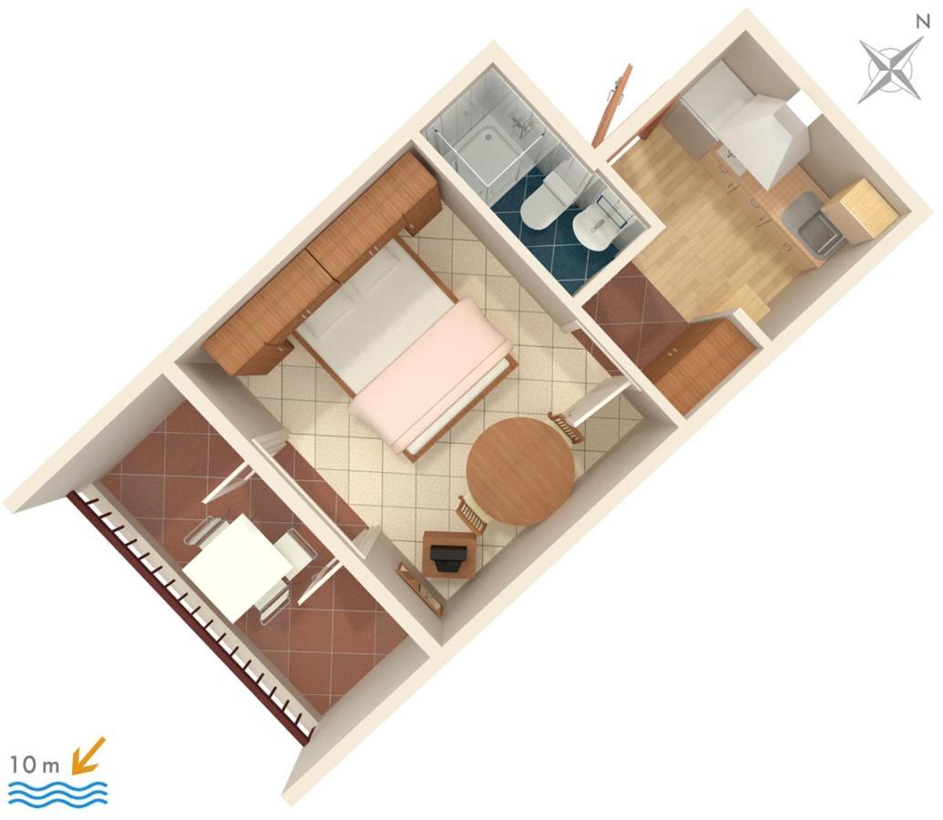 Apartments by the sea Tucepi, Makarska - 2699 Bagian luar foto